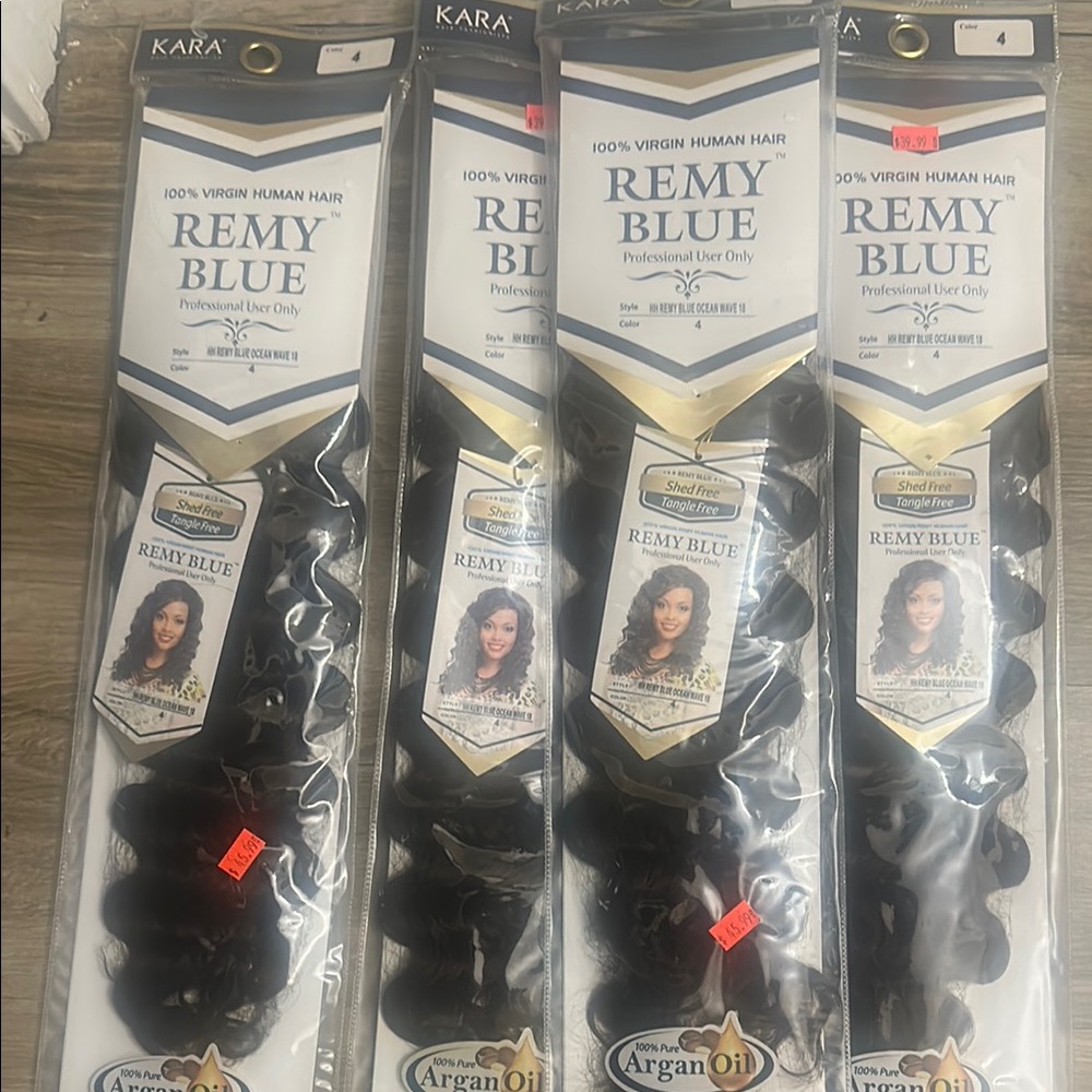 Kara Remy Blue Human Hair Extensions